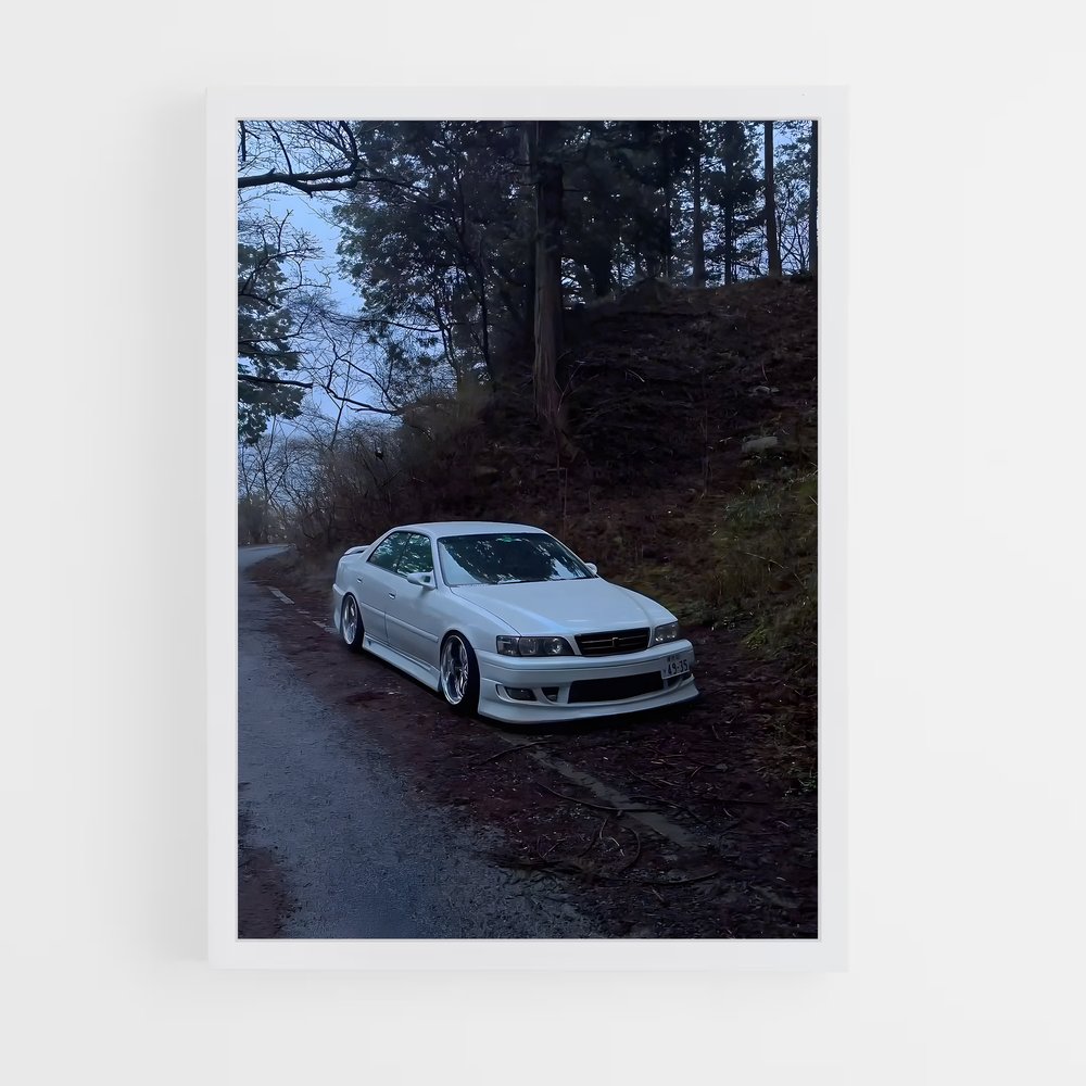 Poster Chaser jzx raffiné – affiche Toyota (vue 3)